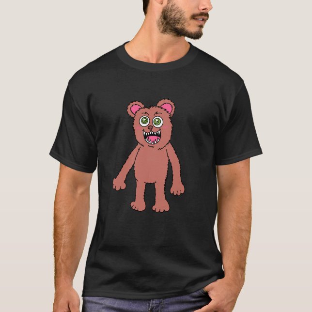 Camisa de Homem Urso Sinistro (Frente)