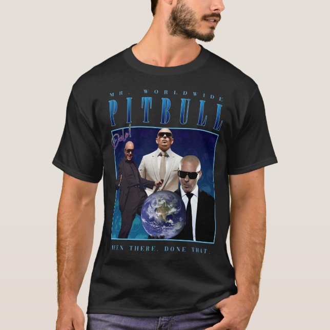 Camisa de Homenagem Pitbull (Parody) (Frente)