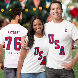 Camisa de hóquei da USA para o 250º aniversário da