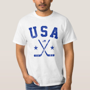 Camisa de Hóquei em Gelo dos EUA