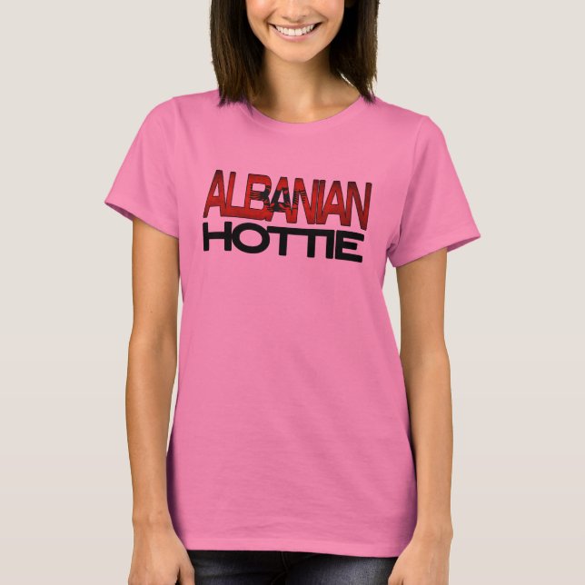 Camisa de Hottie do albanês (Frente)