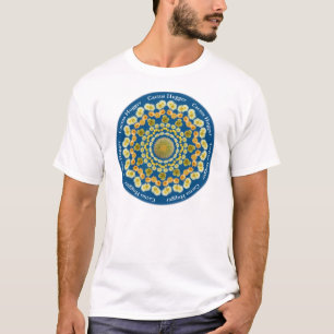 Camisa de Hugger T do cacto com a mandala 2 do