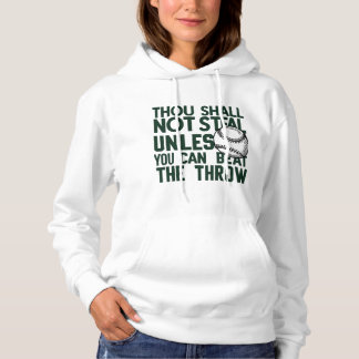 Camisa de humor com beisebol para roubar