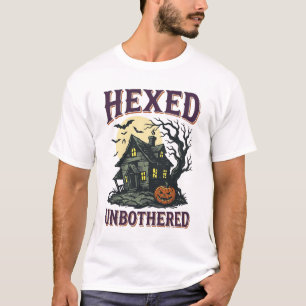 Camisa de Humor de Bruxa Vintage Casa Assombrada H