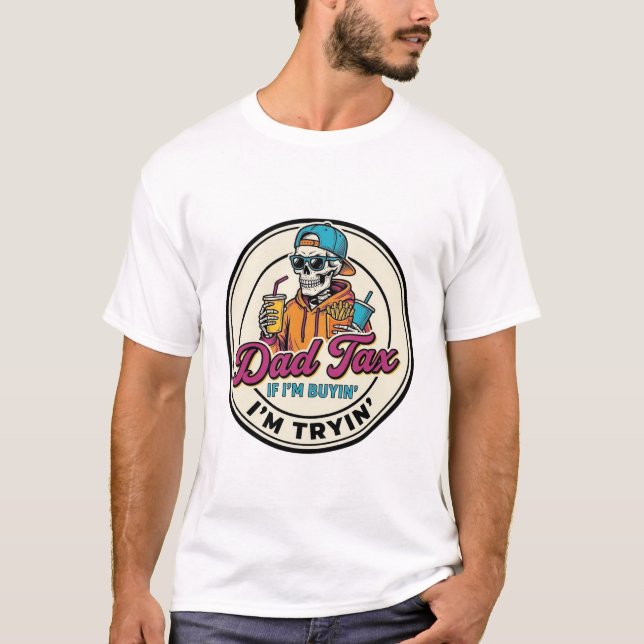 Camisa de Humor de Comida Rápida do Imposto do Pap (Frente)