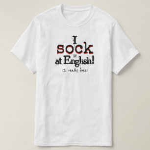 Camisa de Humor de Gramática Nerd de Gramática Eng