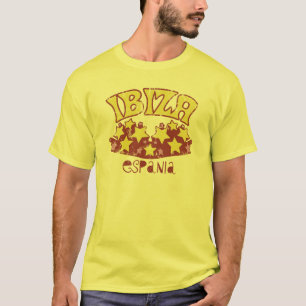 Camisa de Ibiza T do vintage