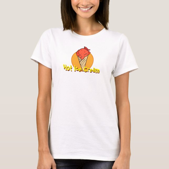 Camisa De Icecream Com Pimenta Quente (Frente)