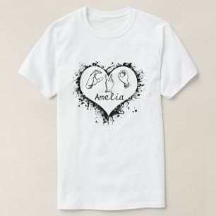 Camisa de Idioma de Sinal Personalizado, Sinal de