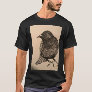 Camisa de ilustração de estorninho de conto de fad