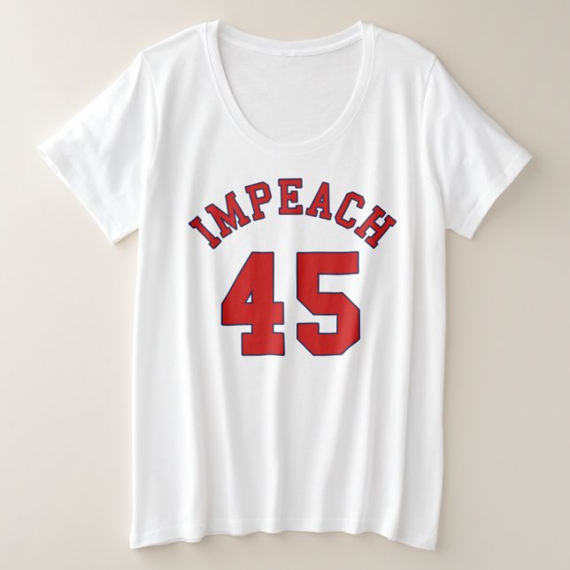 Camisa de impeachment de galhardetes 45 (Frente do Design)