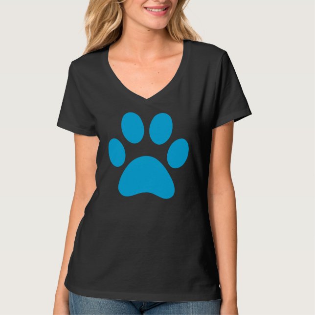 Camisa de Impressão de Pata (Frente)