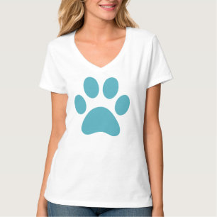 Camisa de Impressão de Pata