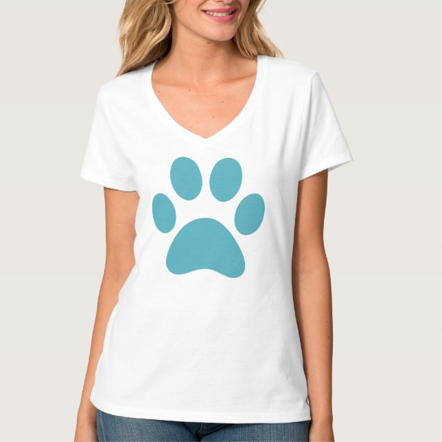 Camisa de Impressão de Pata (Frente)