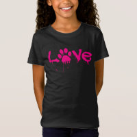 Camisa de Impressão de Pata