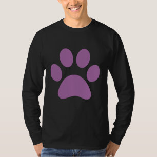 Camisa de Impressão de Pata
