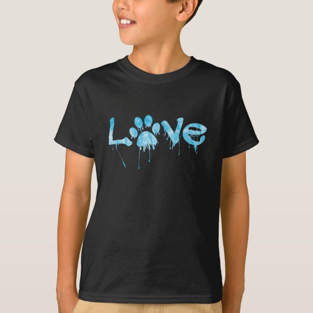 Camisa de Impressão de Pata (Frente)