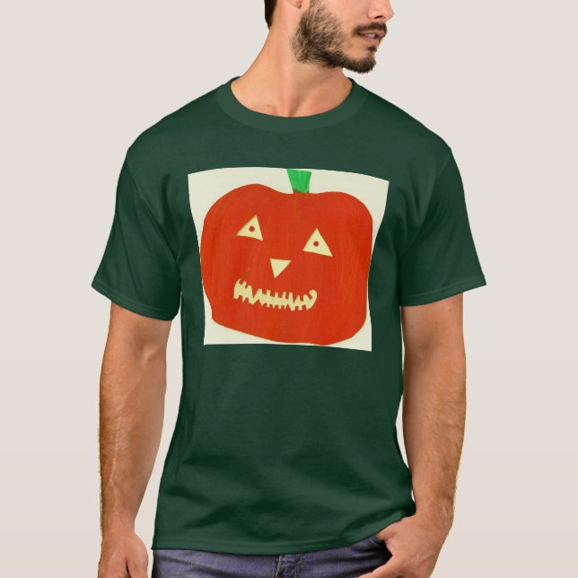 Camisa de incandescência da abóbora (Frente)