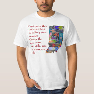 Camisa de Indiana - costume com eleição ou o outro