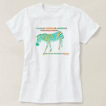 Camisa de inspiração da zebra da síndrome do EDS