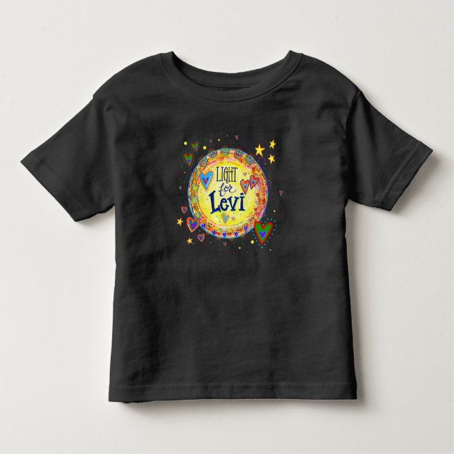 Camisa de inspirividade "Luz para Levi" (Frente)