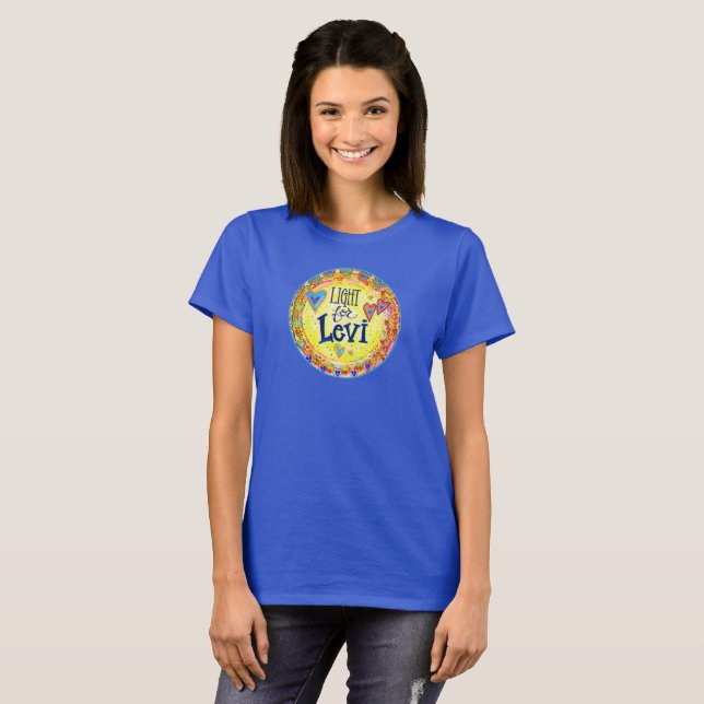 Camisa de inspirividade "Luz para Levi" (Frente Completa)