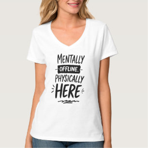 Camisa de Introvertido Mentalmente Offline