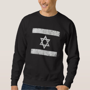 Camisa de Israel Mulheres Homens Branco Desgastada