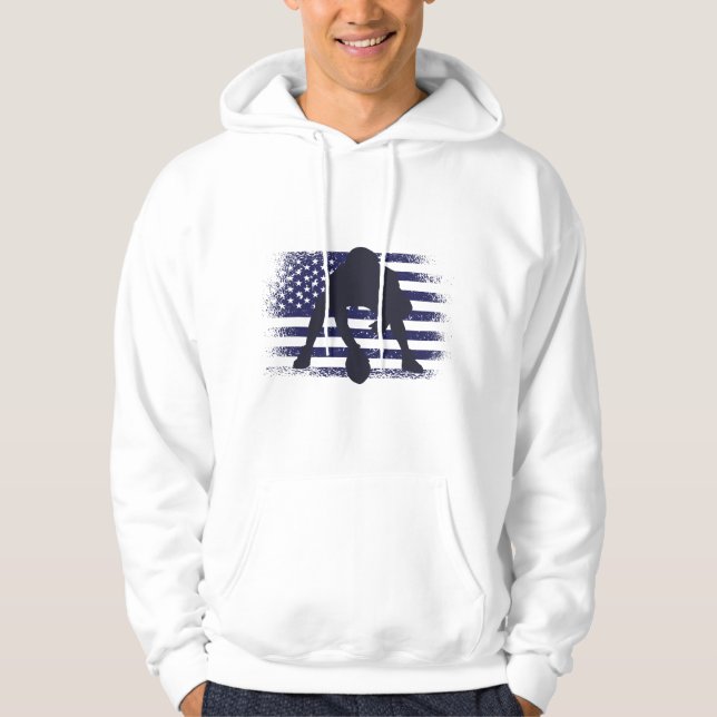 Camisa de Jersey de Fã de Futebol Americano Bandei (Frente)