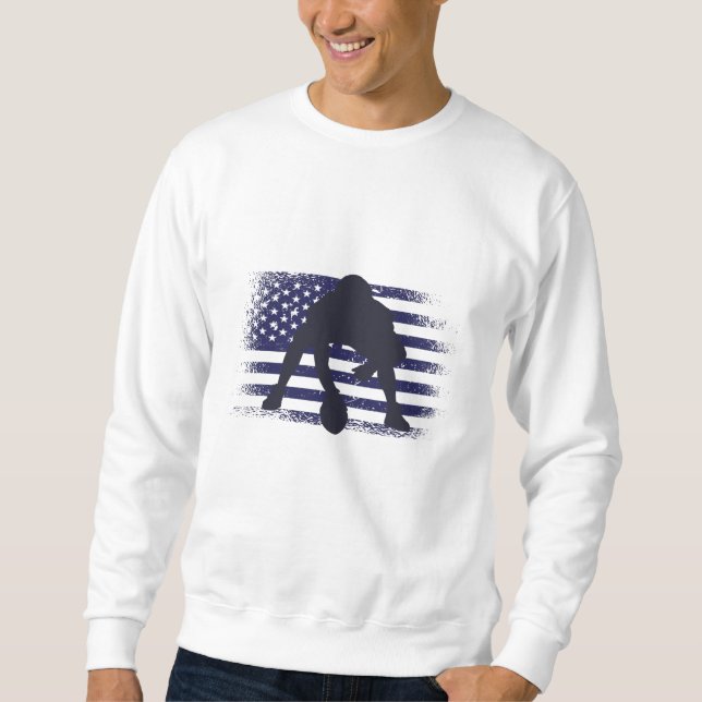 Camisa de Jersey de Fã de Futebol Americano Bandei (Frente)