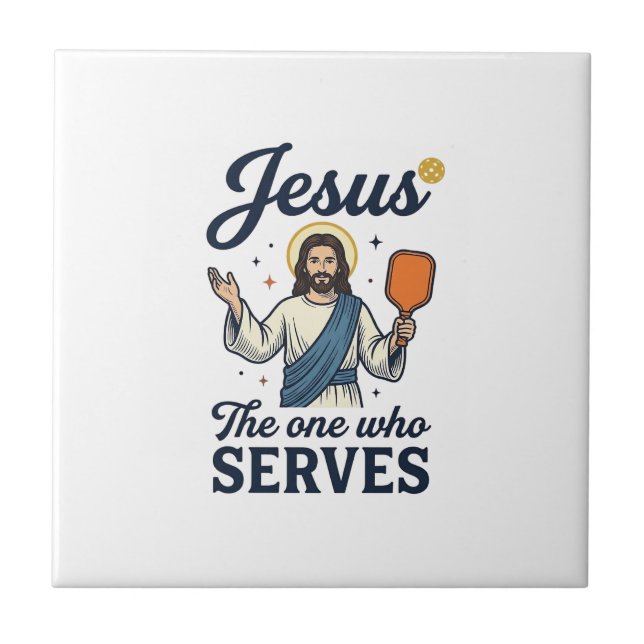 Camisa de Jesus Pickleball O Que Serve (Frente)