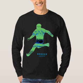 Camisa de jogador de futebol masculino