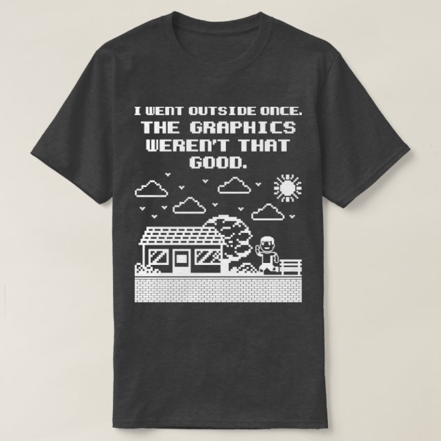 Camisa De Jogador Eu Saí Quando Os Gráficos Eram (Frente do Design)