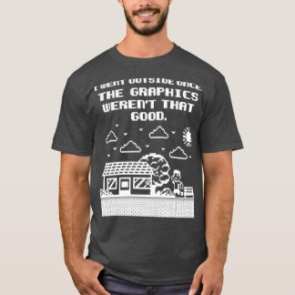 Camisa De Jogador Eu Saí Quando Os Gráficos Eram