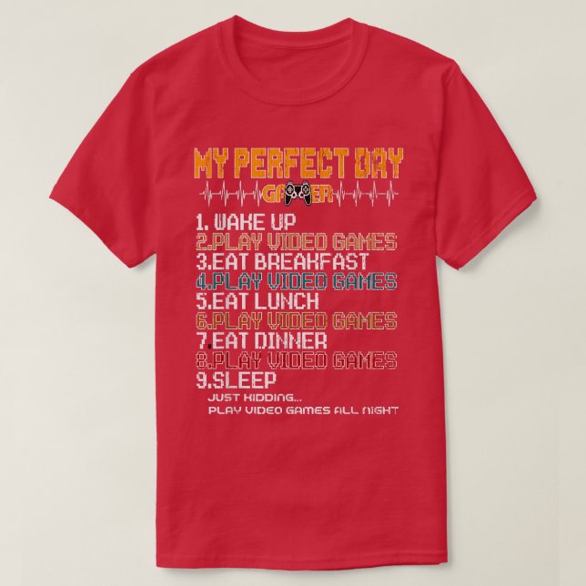 Camisa de jogador perfeito para adolescentes - Jog (Frente do Design)