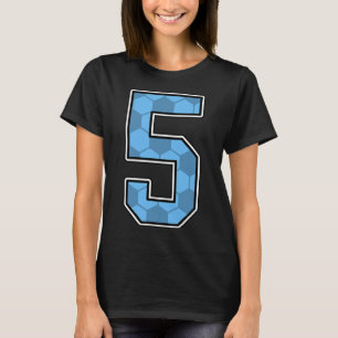 Camisa de jogador uniforme azul padrão de futebol