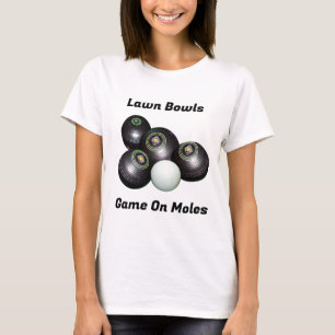 Camisa de Jogo Divertido de Bochas em M....