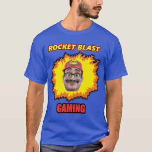 Camisa de Jogos de Explosão de Foguete