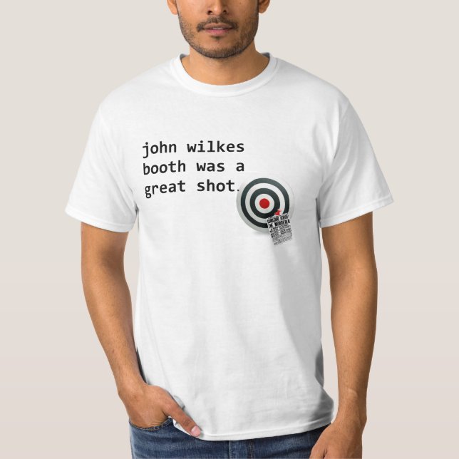 Camisa de John Wilkes Booth t (Frente)