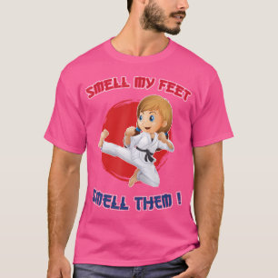 Camisa De Karate Para Meninas Cheira Meu Presente 