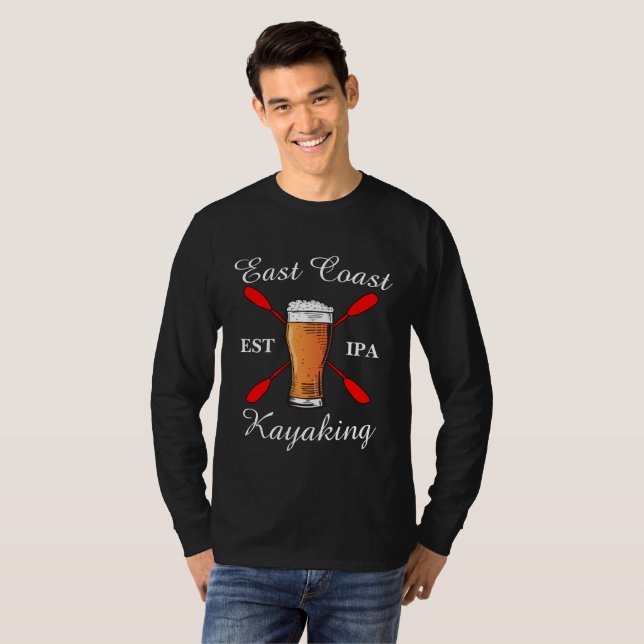 Camisa de Kayaking da Costa Leste e camisa IPA (Frente Completa)