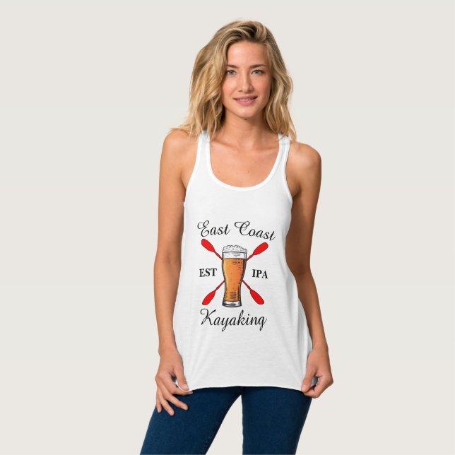 Camisa de Kayaking da Costa Leste e camisa IPA (Frente Completa)