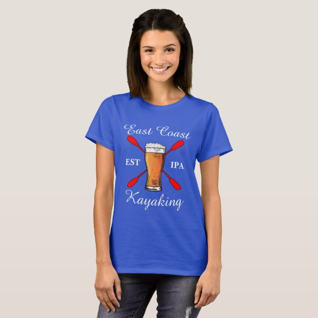 Camisa de Kayaking da Costa Leste e camisa IPA (Frente Completa)