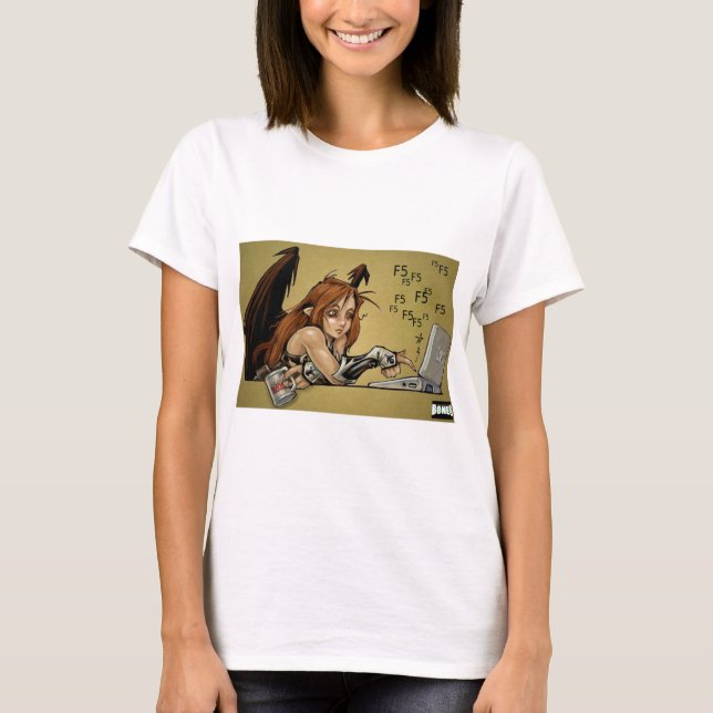 Camisa de Kickstarter Sophie da ceifeira (Frente)