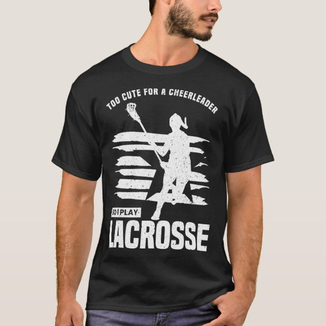 Camisa De Lacrosse De Pintinhos De Vaca Para Menin (Frente)
