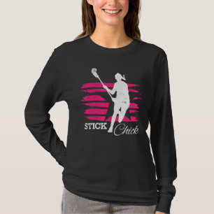 Camisa de Lacrosse Pintinho Stick Womens para Meni