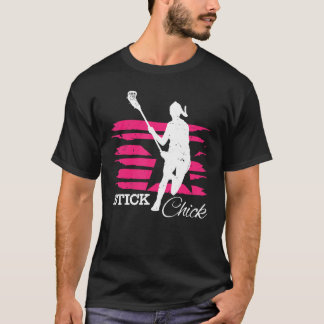 Camisa de Lacrosse Pintinho Stick Womens para Meni