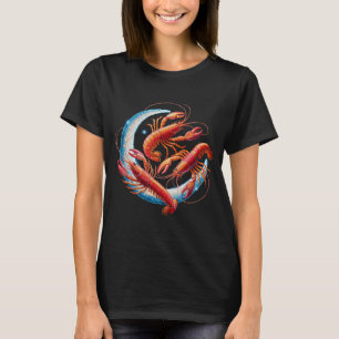 Camisa de Lagosta Espinhosa Vermelha Boil de Lagos
