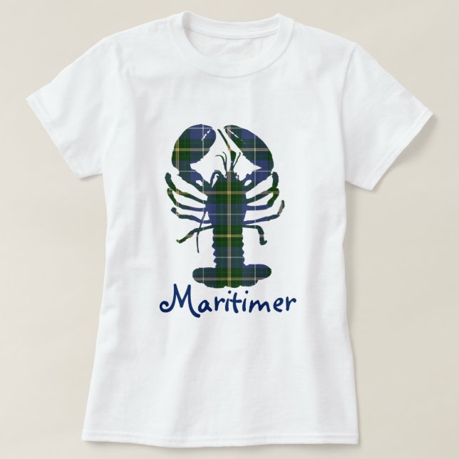 Camisa de lagosta Nova Scotia Maritimer (Frente do Design)