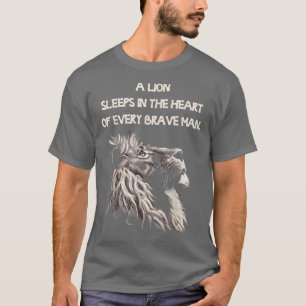 Camisa De Leão E De Leão Comercial De Brave De Mot